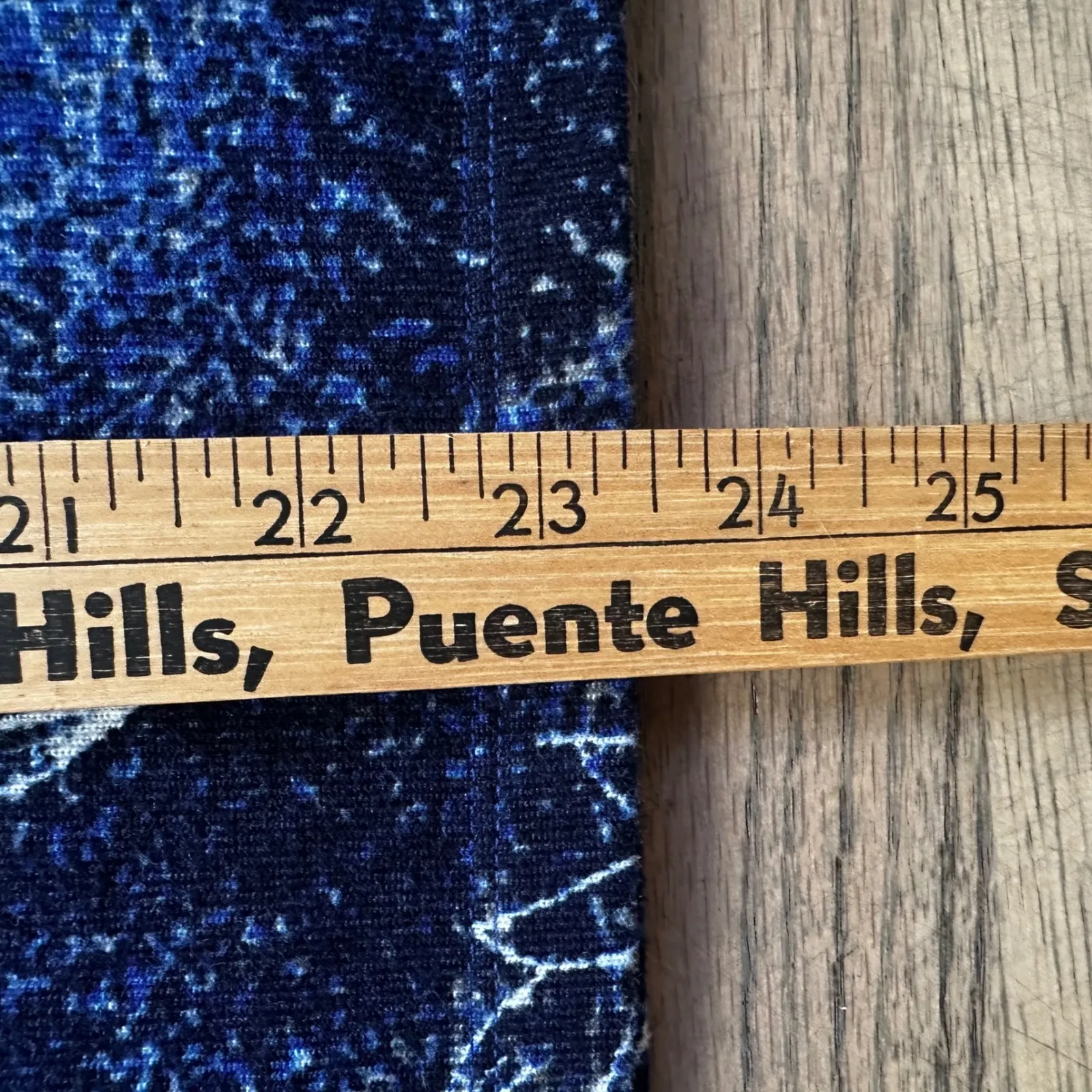 Blue Floral Print Long Sleeve Top Women's Medium Casual Pullover - Image 4