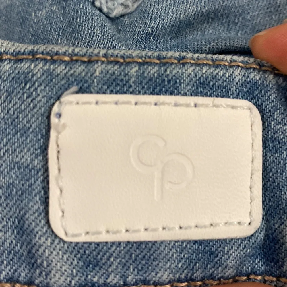 Celebrity pink high waist shorts with gray hem in Mackay repair wash size 26 - Image 6