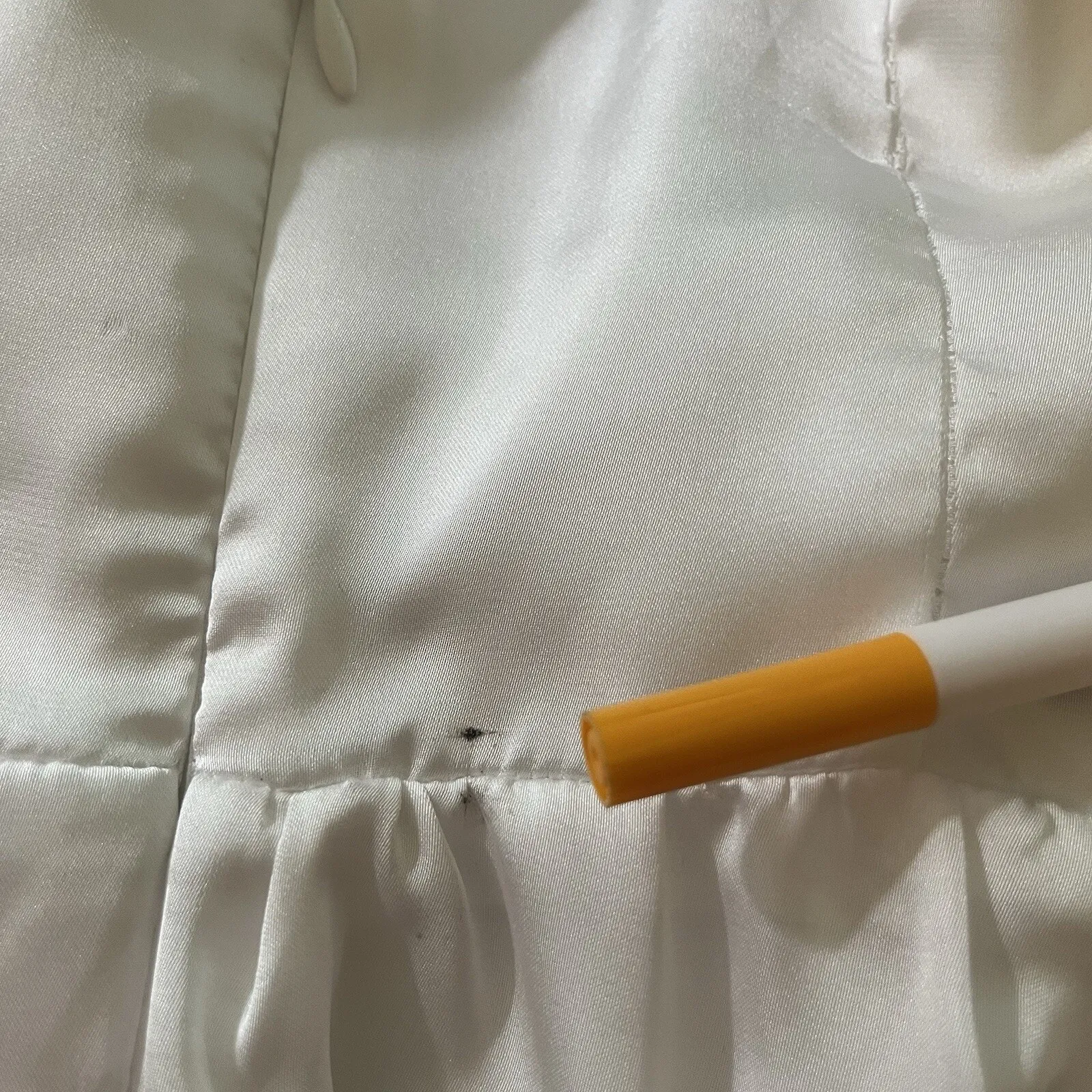 Princess Polly White Mini Dress Silky Underwire‎ Roses Bridal Beach Party Size 2 - Image 5