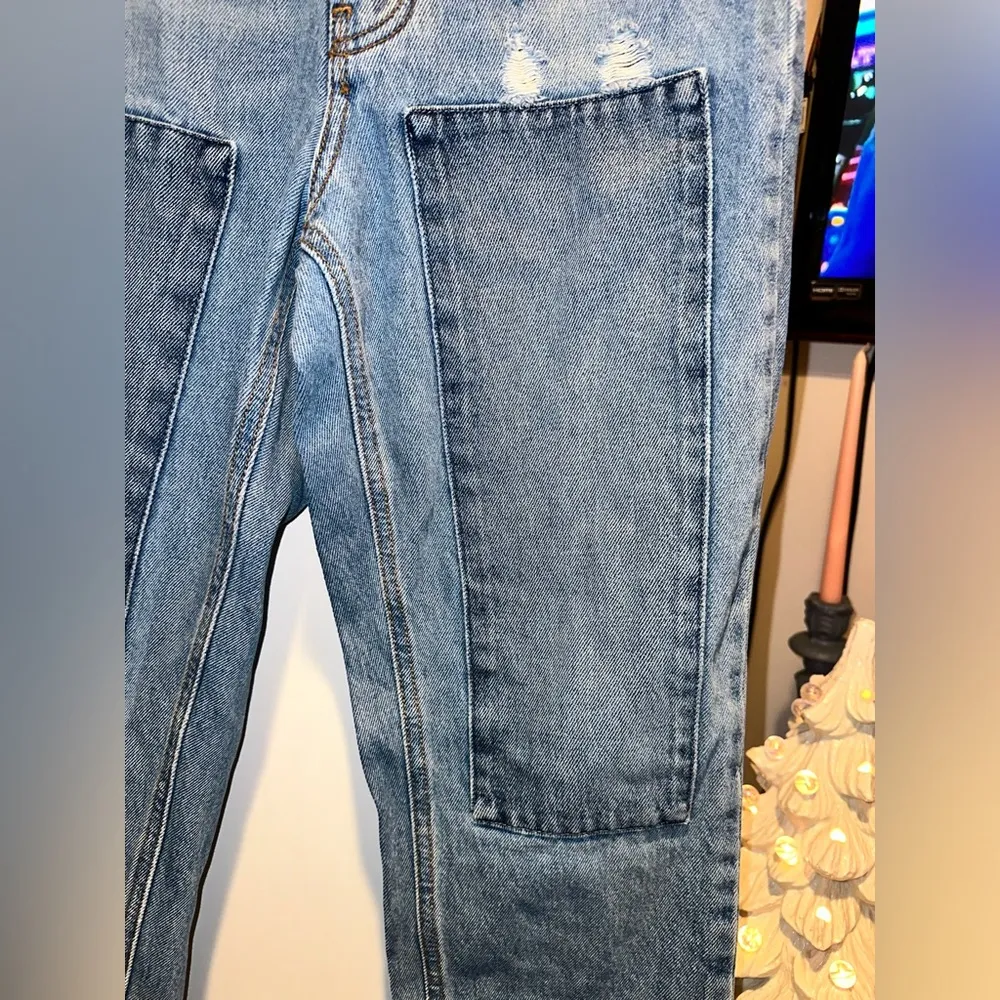 BDG Urban Outfitters High-Waisted Slim
Straight Jean - Paneled Light Wash - Image 5