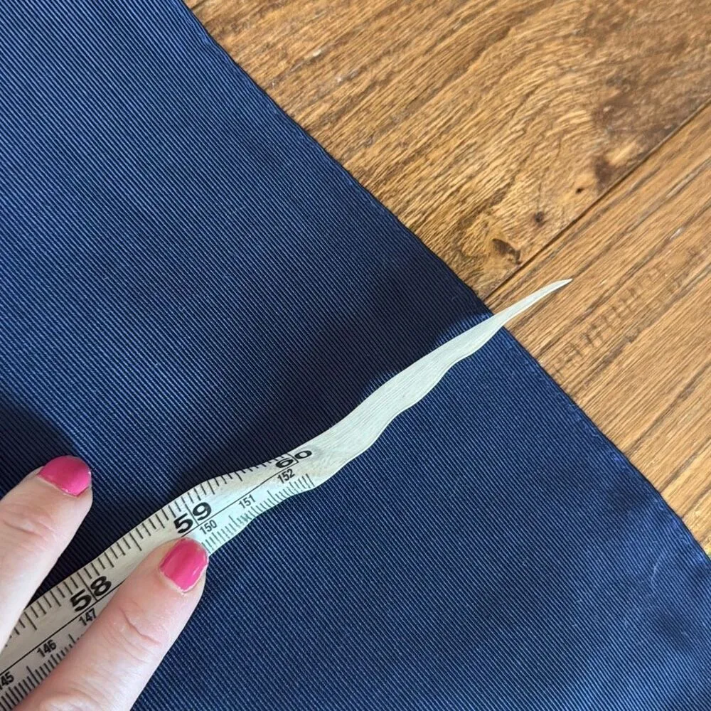 Oleg Cassini Faille crystal neck marine blue a-line maxi dress 18 - Image 9