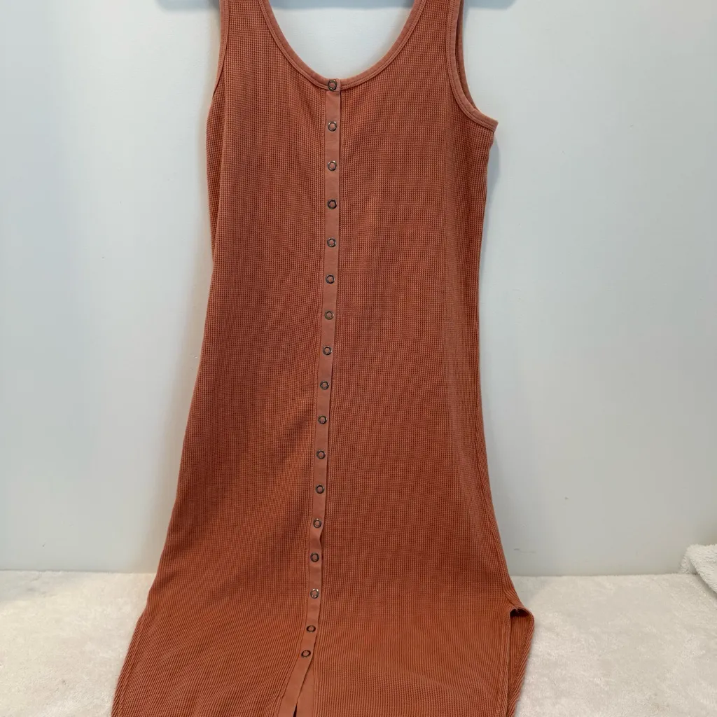 Daily Practice by Anthropologie Button-Front Midi Dress size M - Image 7