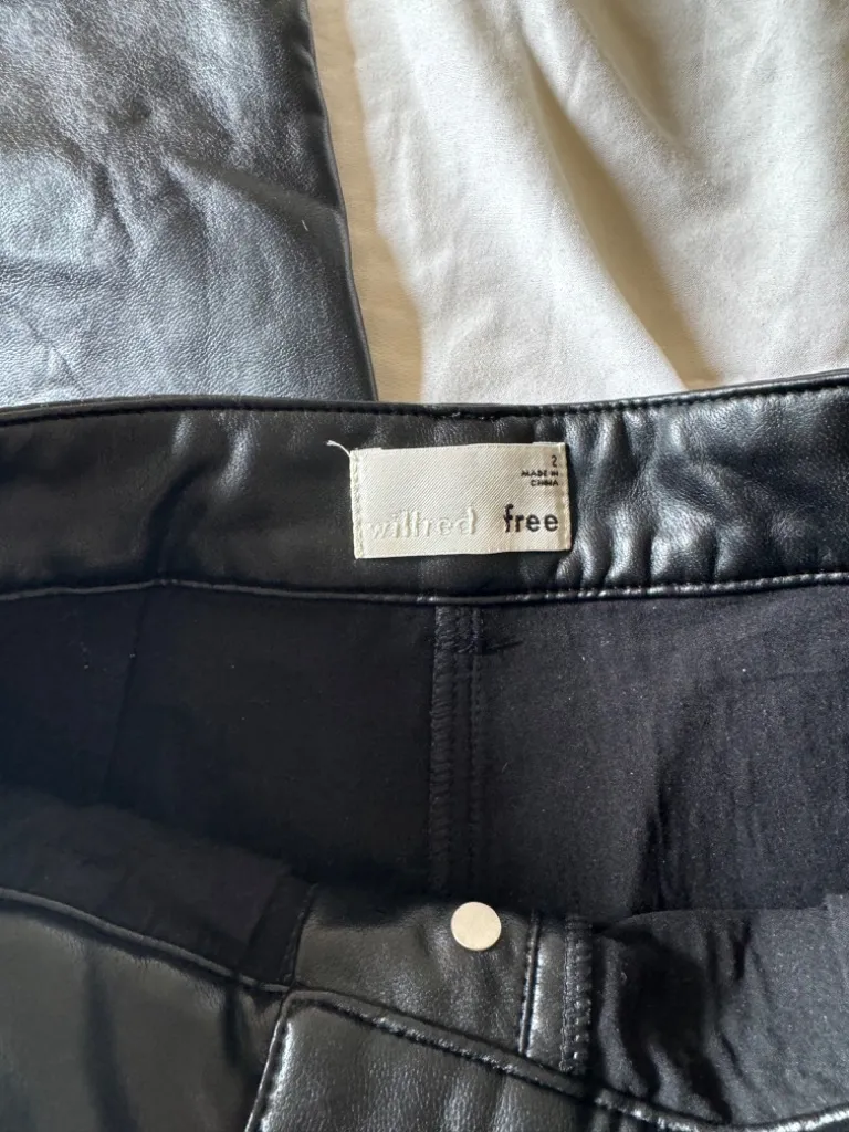 Aritzia leather pants - Image 3