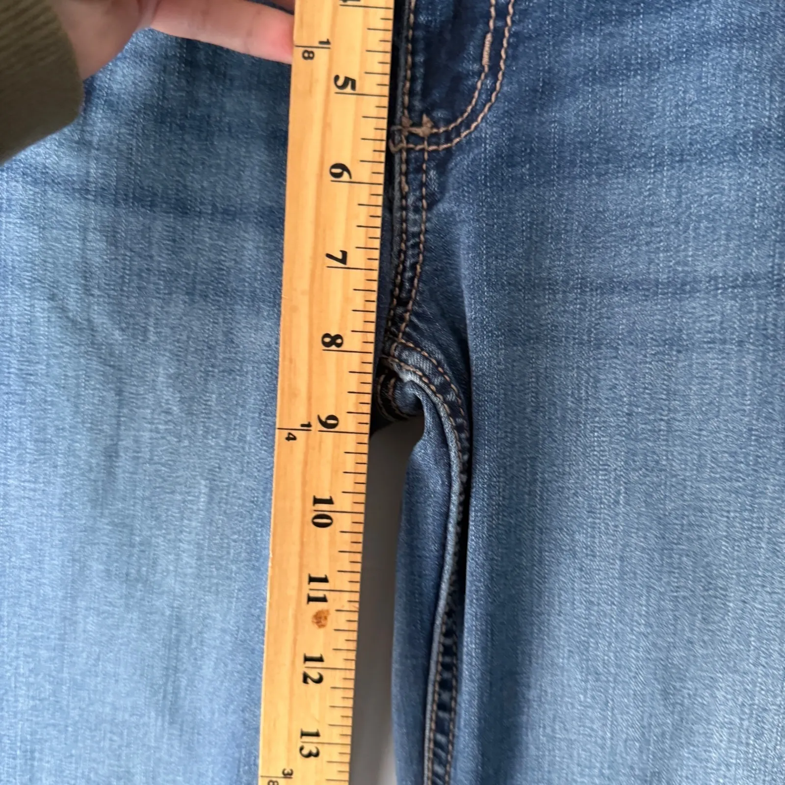 Wrangler Western Low Rise Bootcut Jeans Medium Wash Size 3 Tall Cowboy - Image 7