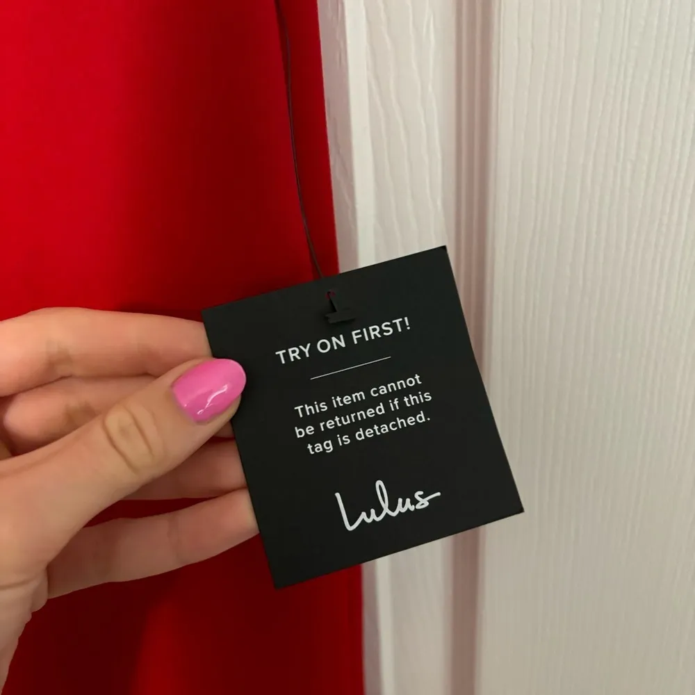 Lulu’s My Favorite Night Red Off-the-Shoulder Bodycon Midi Dress NWT - Image 8