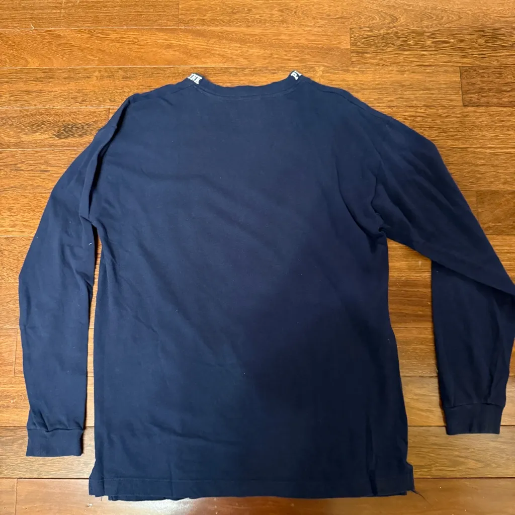 VS Pink NFL Collection Dallas Cowboys Navy Long Sleeve Shirt Size Small - Image 4