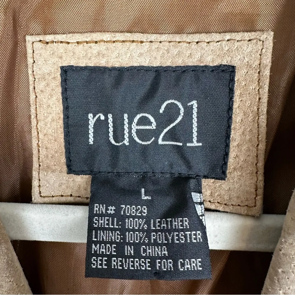 Rue21 Y2K Leather Blazer Jacket - Image 3