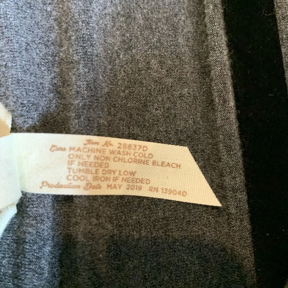 Matilda Jane Dress Womens Size XS Gray Shift Live To Teach Ruffle Sleeve Stretch - Image 9