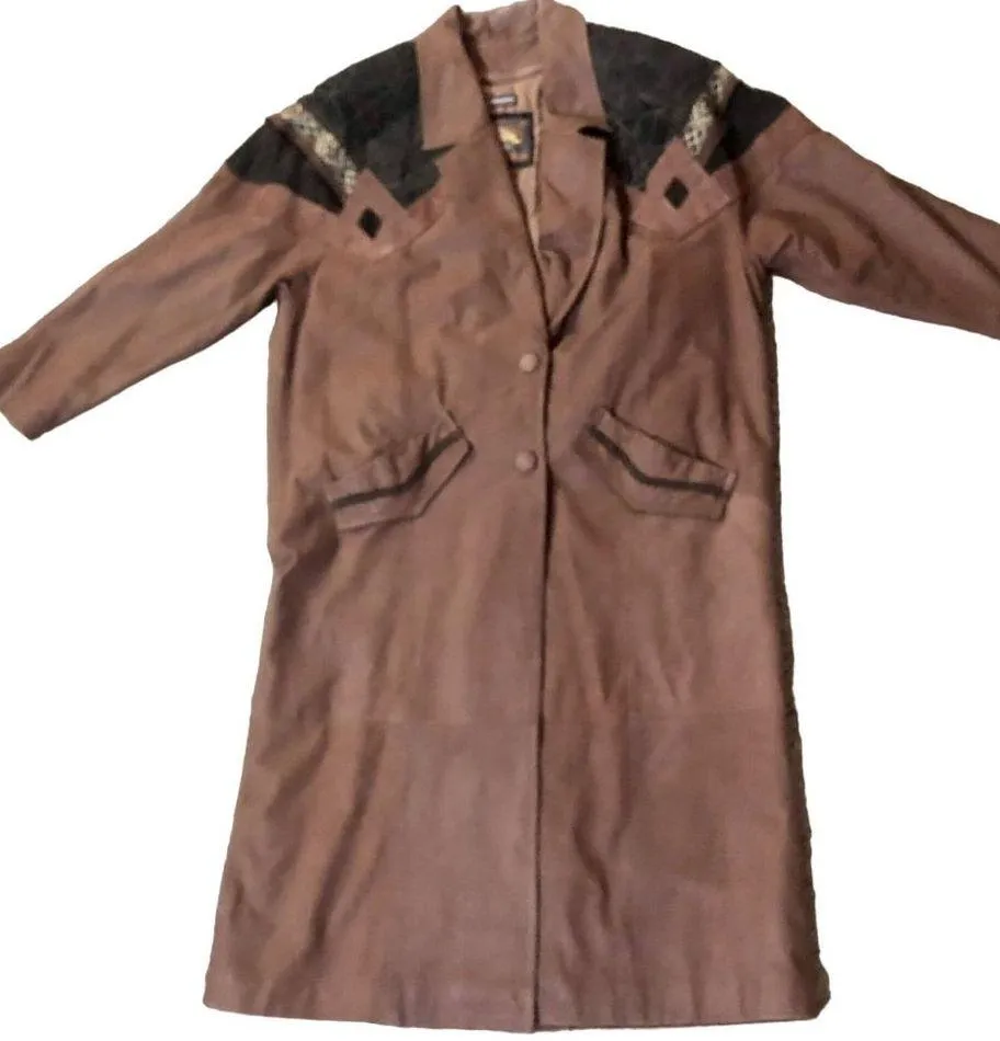 Vintage Wilsons Leather Trench Coat Thinsulate Womens XL Used - Image 12