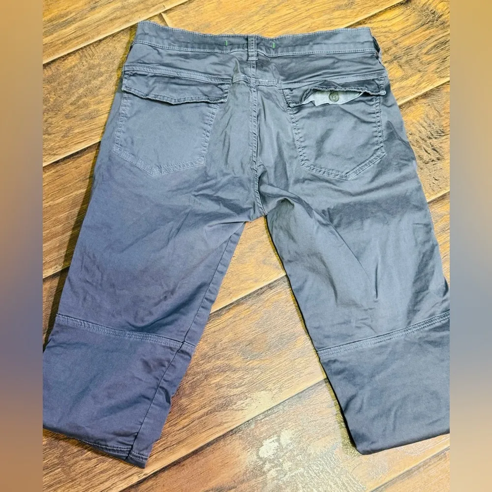 J Brand Jeans Womens Size 27 Gray Moto Skinny Zipper Legs Stretch Crop Vin grey - Image 4