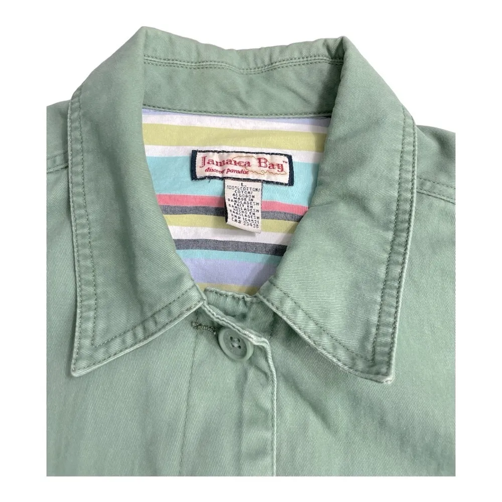 Jamaica Bay L Green 100% cotton ladies jacket Size L - Image 6