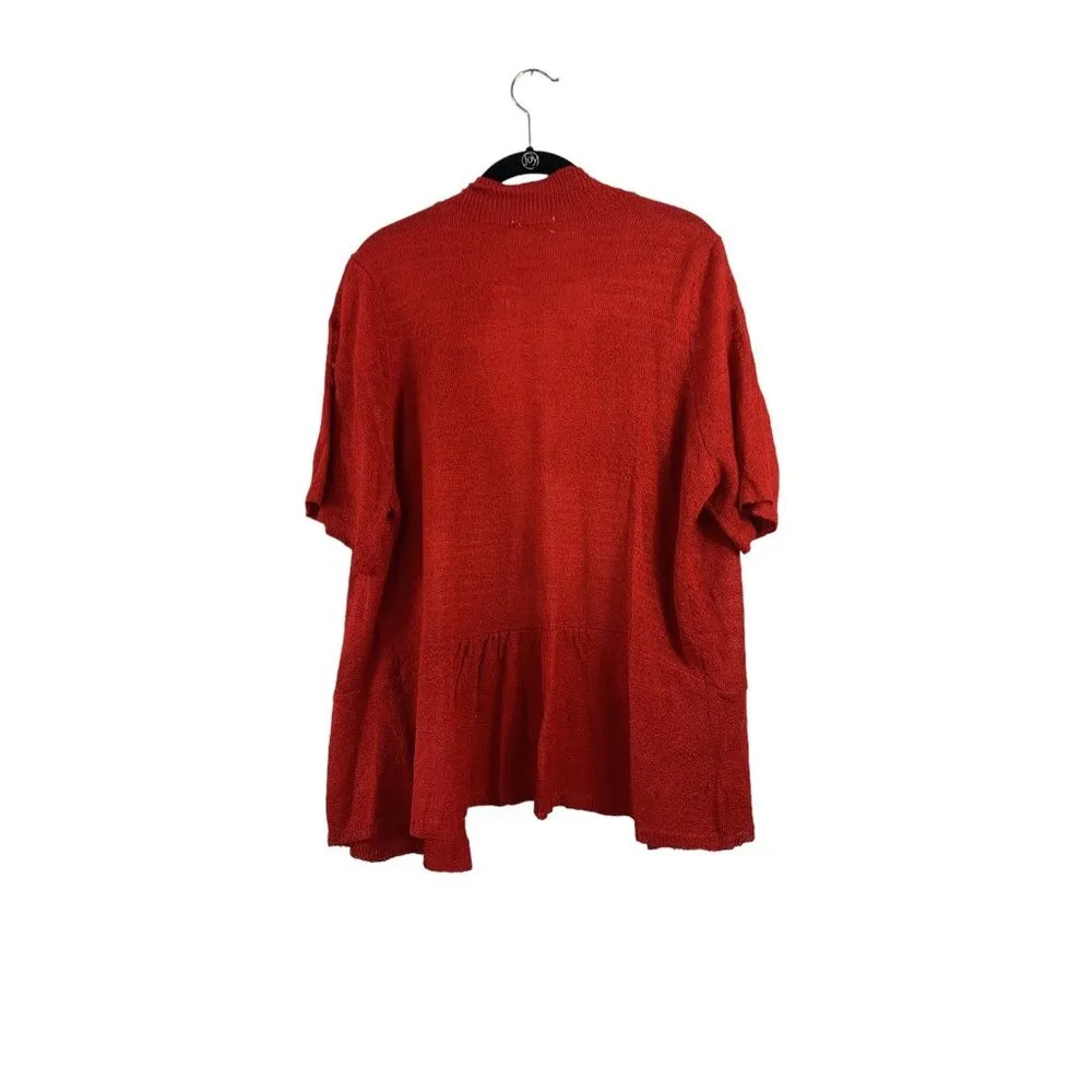 Dressbarn Women's Cherry Red Cardigan - Image 2