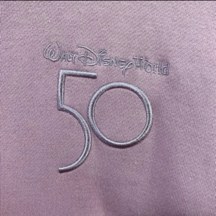 Disney parks iridescent sequin embroidered 50th anniversary spirit jersey XXL - Image 6