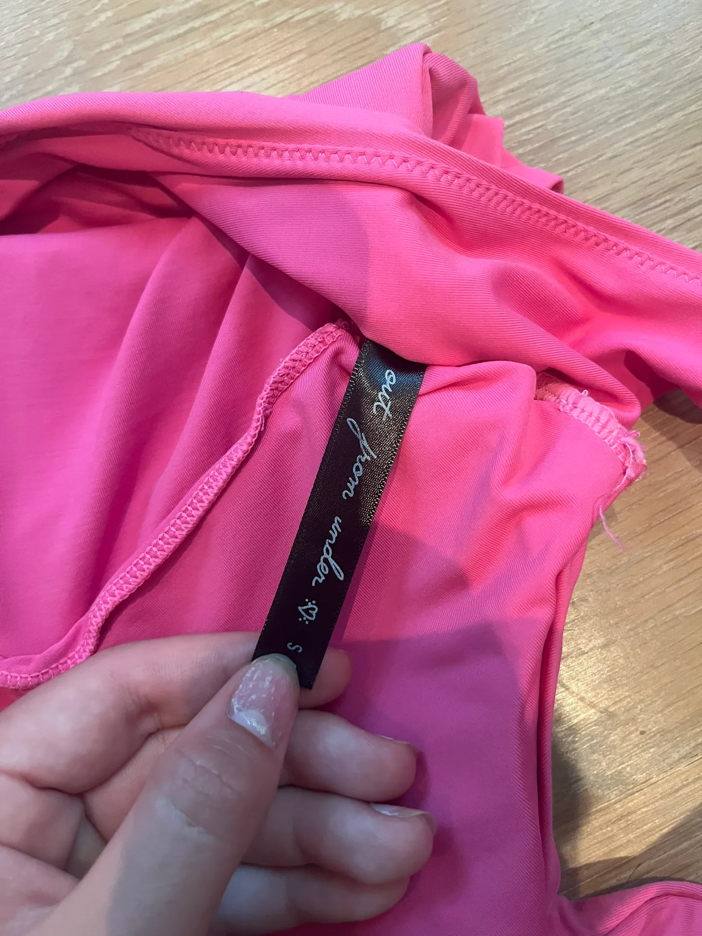 Pink , one piece swimsuit - Image 2