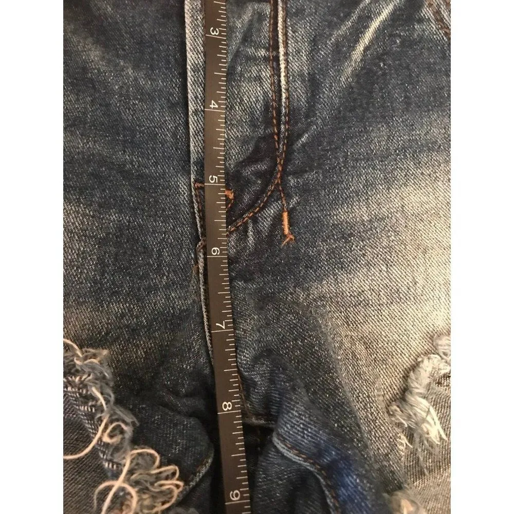 Free people denim Jean short booty shorts size 25 - Image 7