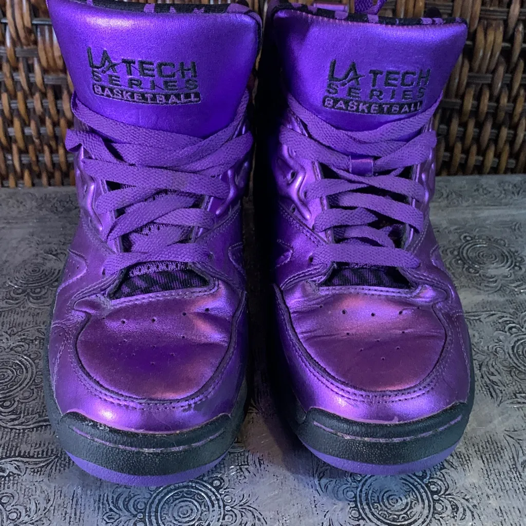 Retro Throwback L.A. Gear Shiny Purple Light - Image 2