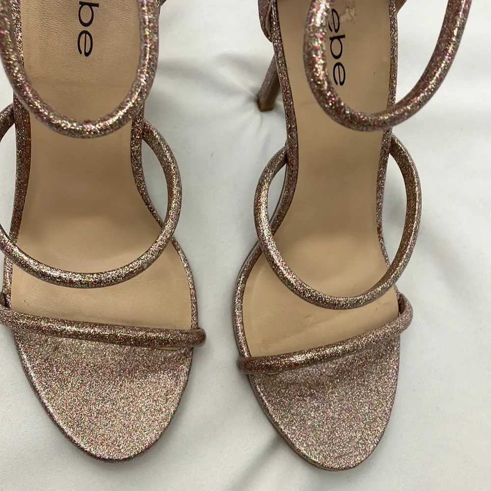 BeBe sparkly pink stiletto heels woman’s size 9 - Image 3