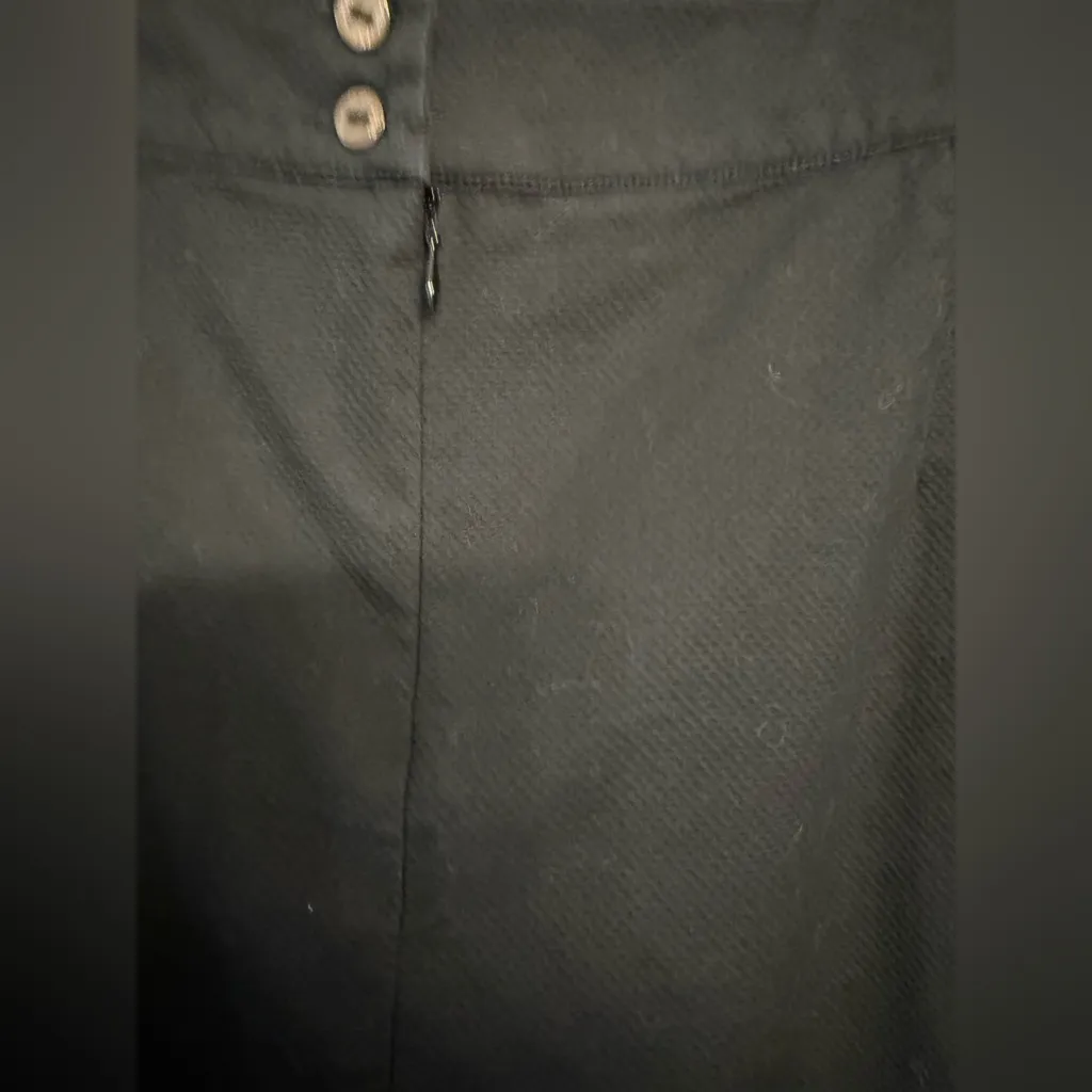 Tori Richard Black Cotton Mini Skirt Size 12 - Image 7
