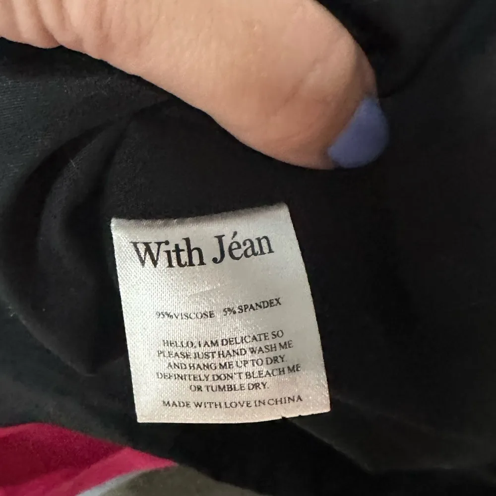 NWOT With Jean Louie Top Black S - Image 5