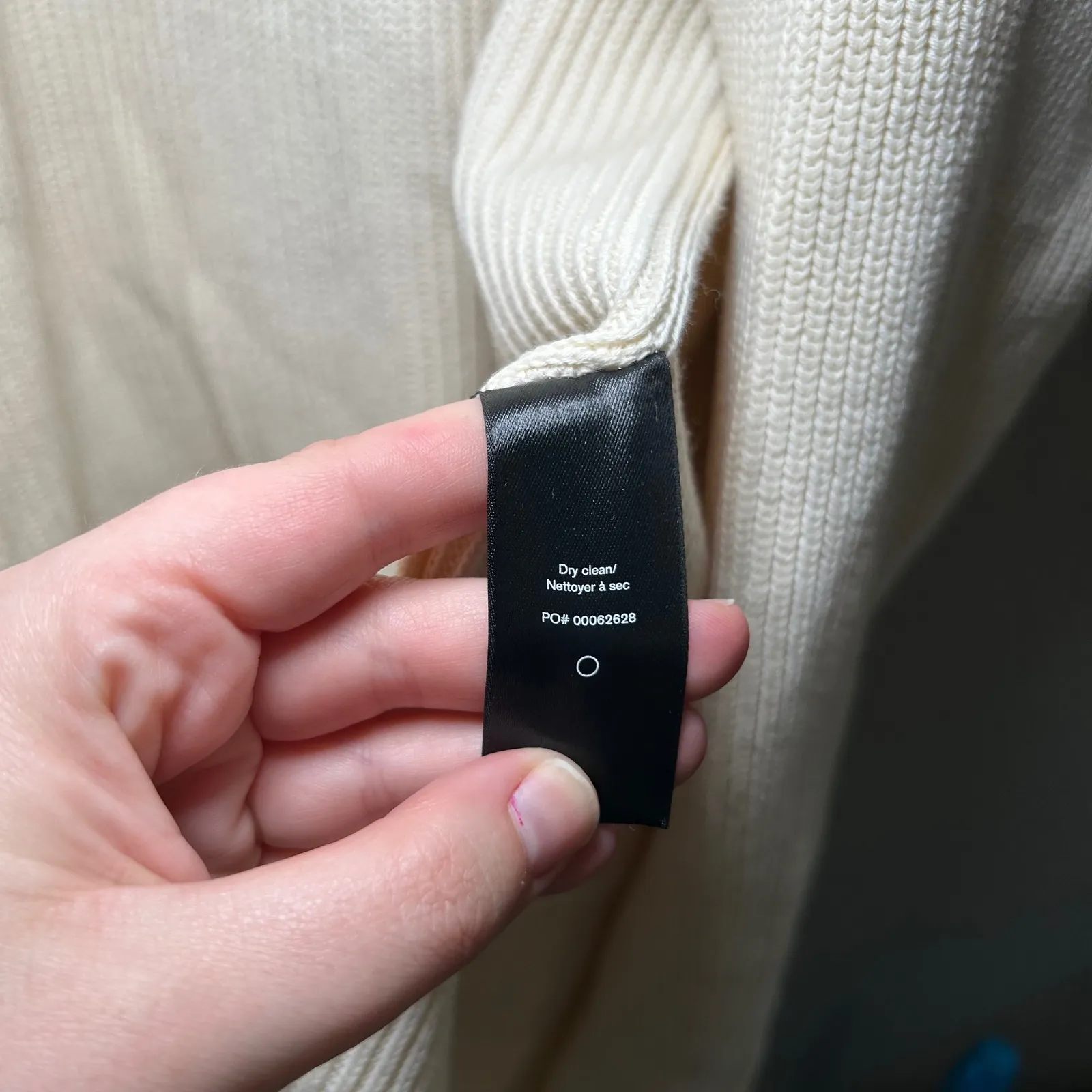 Rag & Bone Cream Ribbed Long Duster Cardigan Sweater Size M quote luxury minimal - Image 6