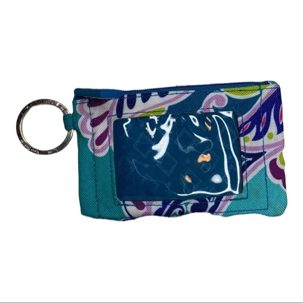 Vera Bradley Floral Quilted Zip ID Wallet - Image 9