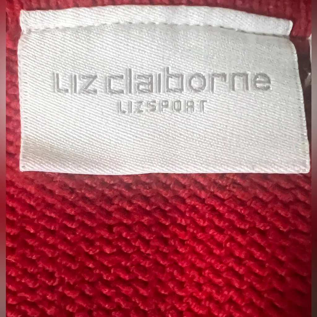 Liz Claiborne Festive Red and White sweater - Image 5