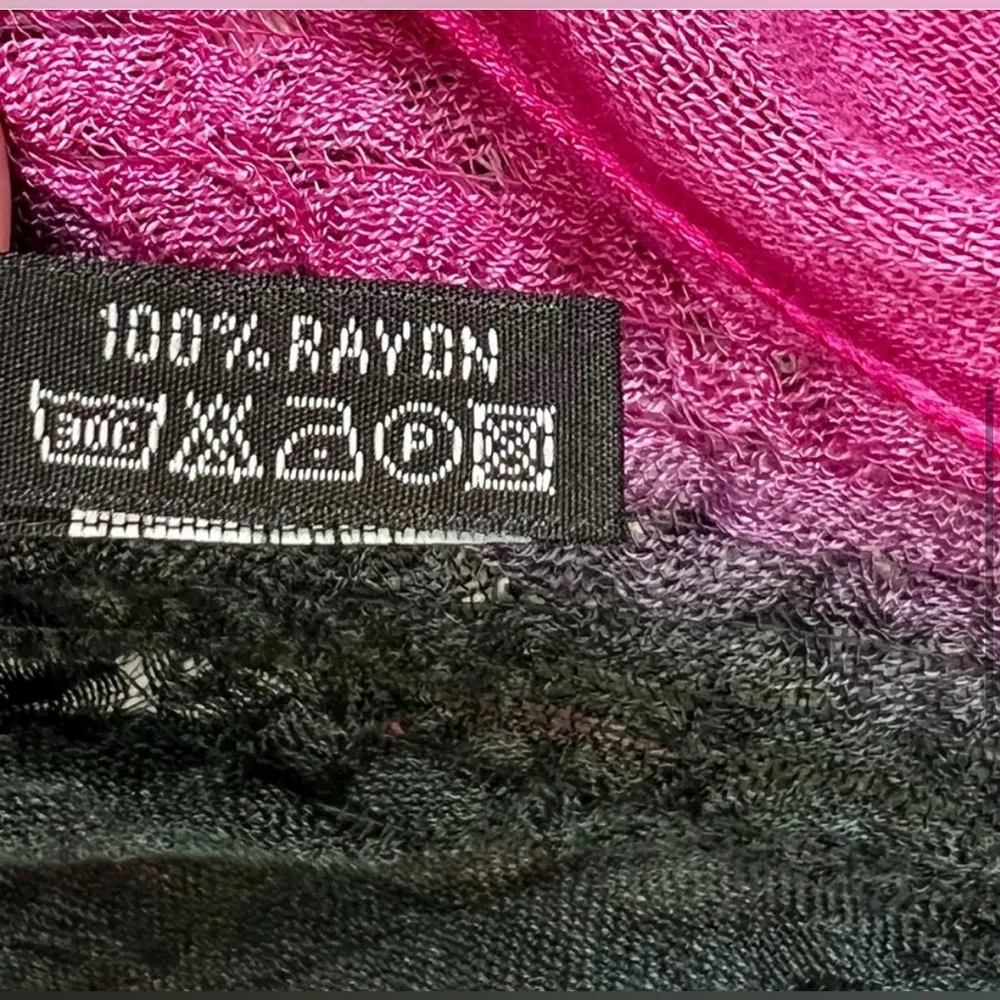 Gena Accessories dip dyed ruched shawl - Size: OS - Image 8