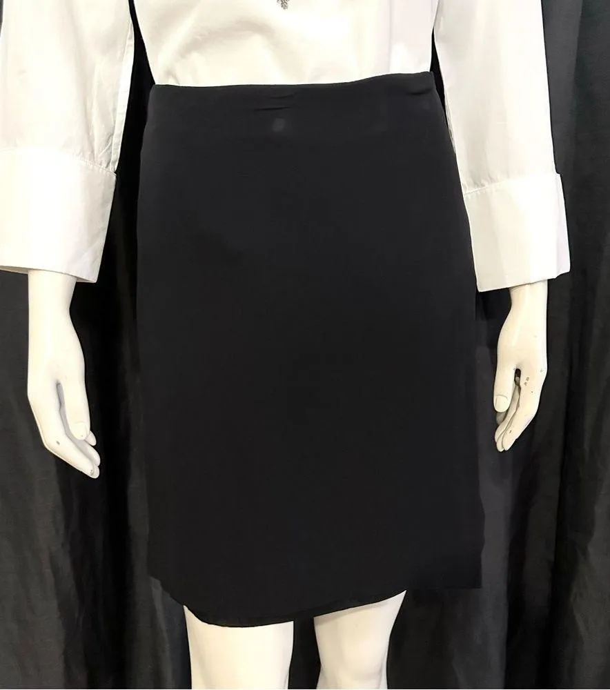 Prada Authentic Elegant Professional Black  Skirt Small - Image 2