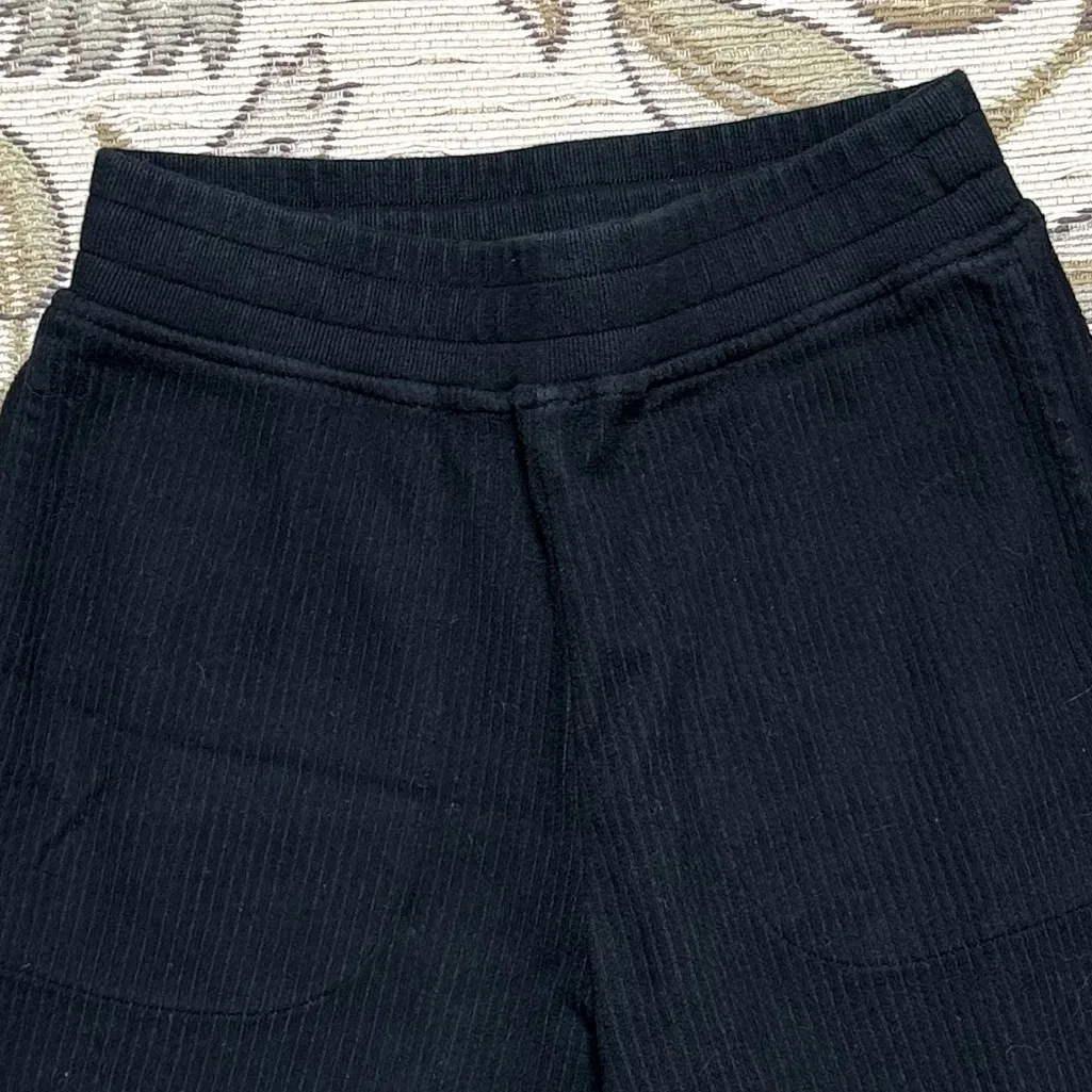 Varley Joggers Black Ribbed Chaucer Pant XS - Image 4