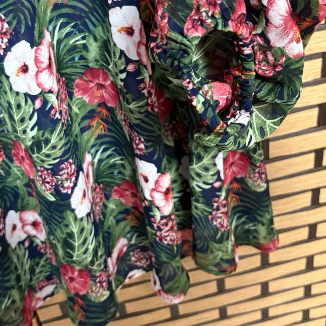 Show Me Your MuMu Floral‎ Blouse Size Medium - Image 5