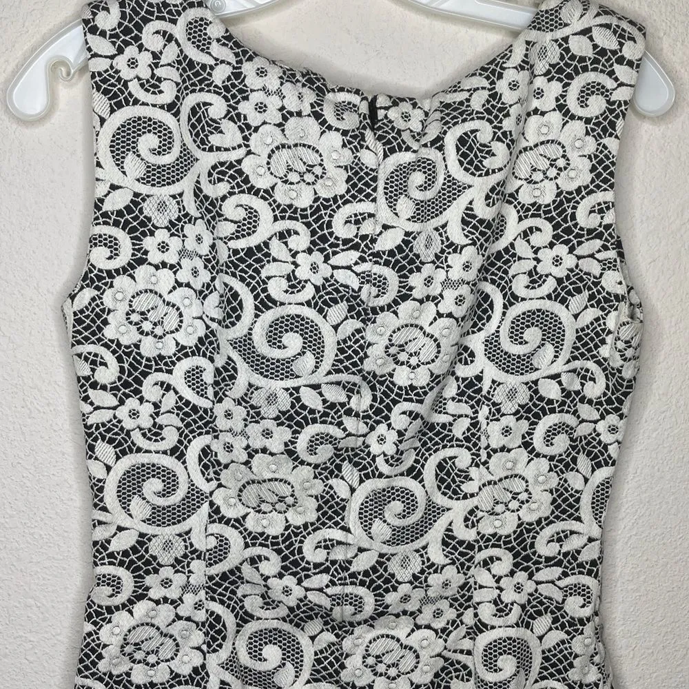 Lace Overlay Dress - Image 5