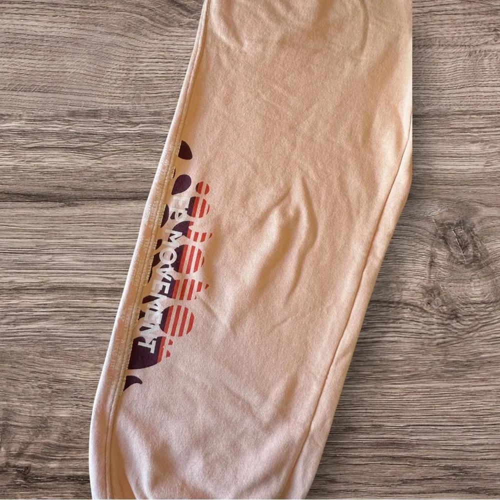 #15 NWT Free People All Star Logo Pants in Pastel Peach Sport Mode - Image 7