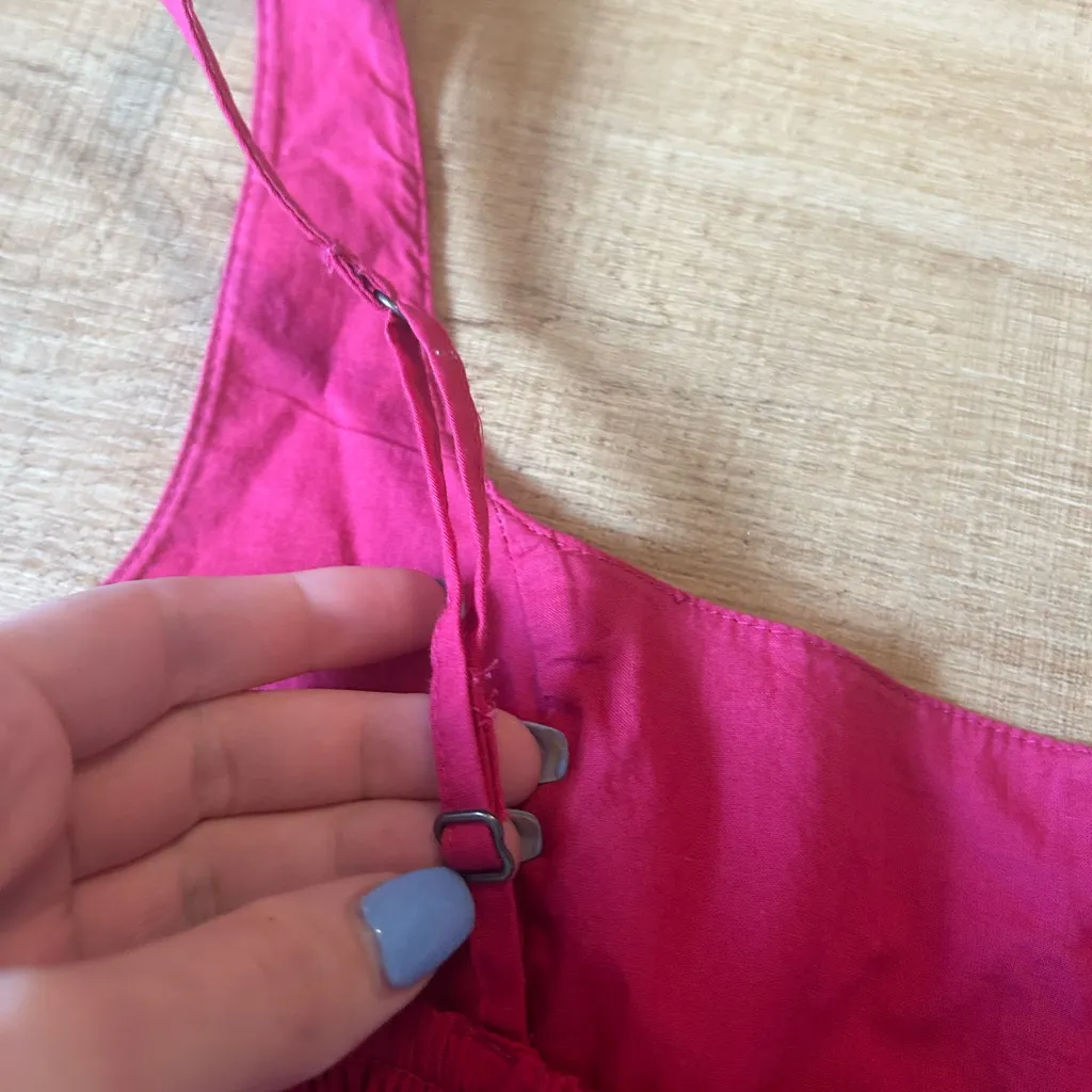 Abercrombie & Fitch Fuchsia Corset Tank Top small - Image 4