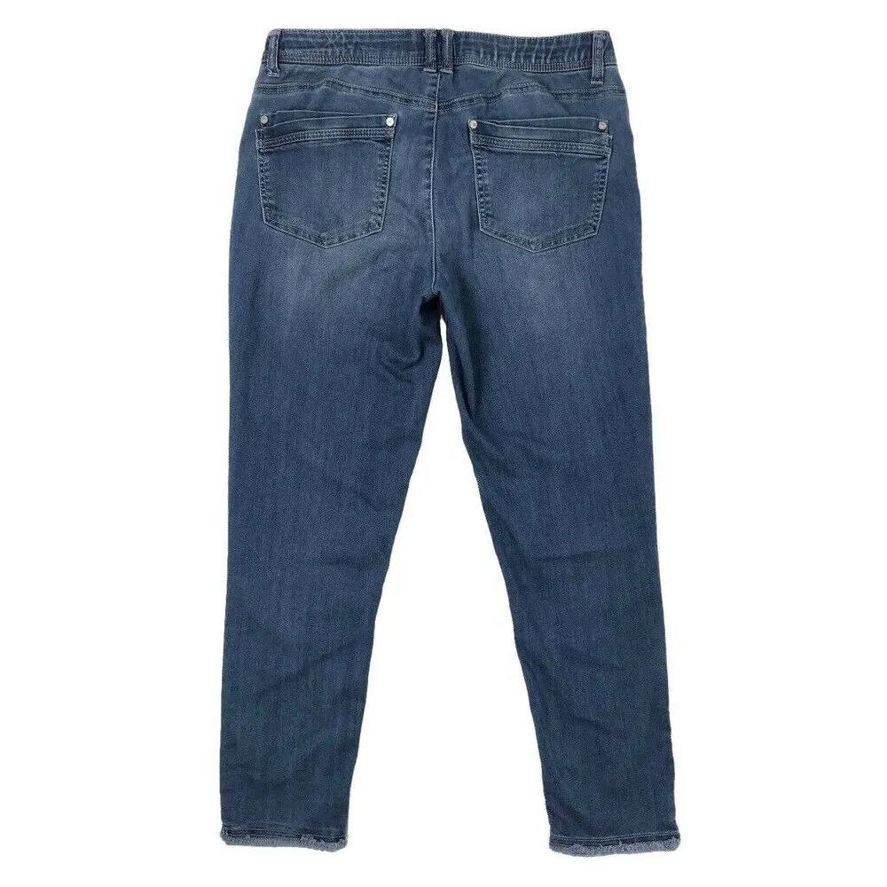 Democracy  Jeans Womens Size 8 Ab Technology Medium Wash Distressed Blue - Image 4