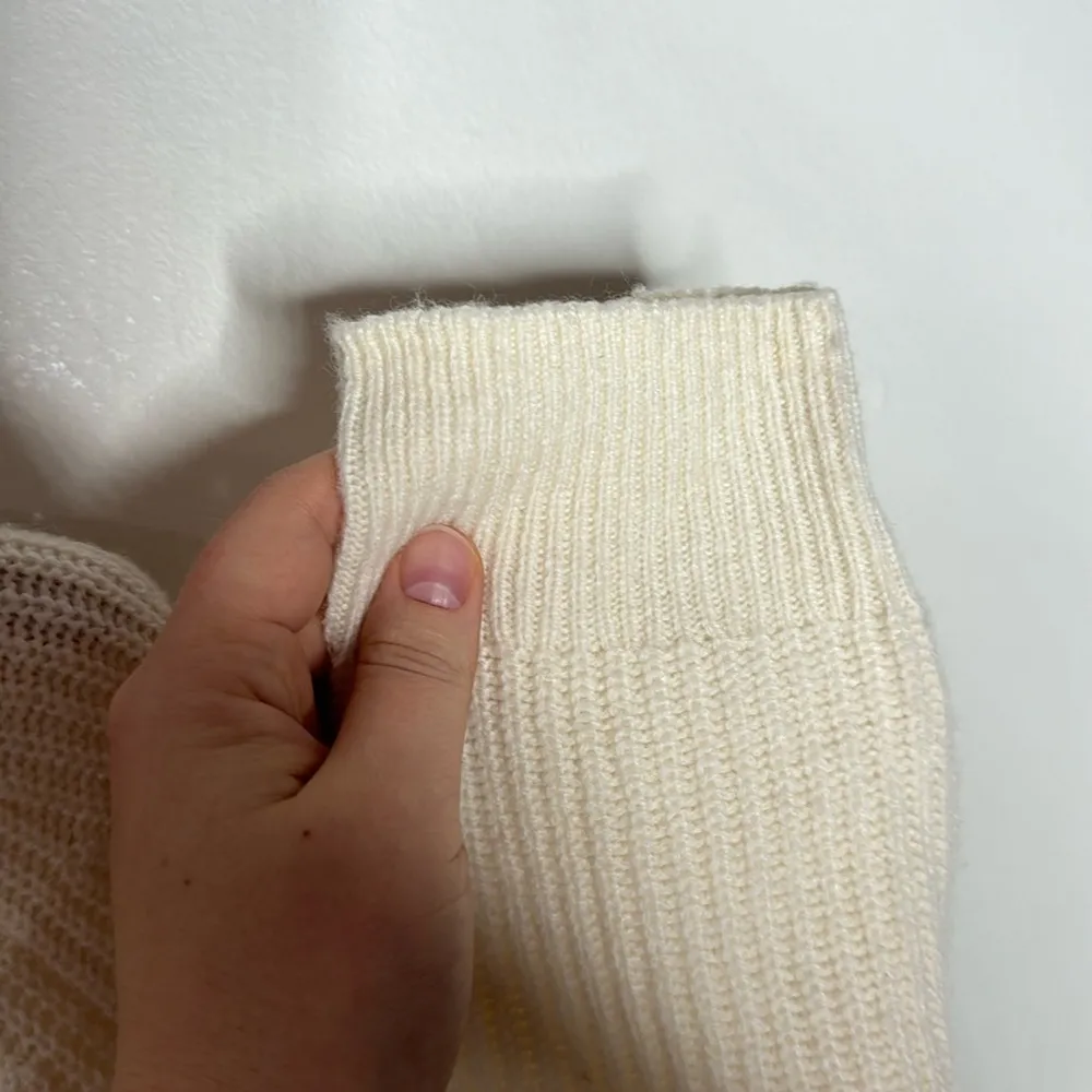 Madewell Lyle Ribbed Henley Sweater in Lighthouse Size M - Image 6