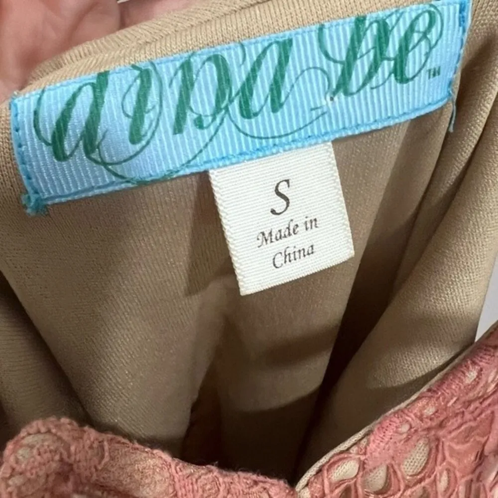 Francesca’s Aina Be dusty rose lace dress size small - Image 6