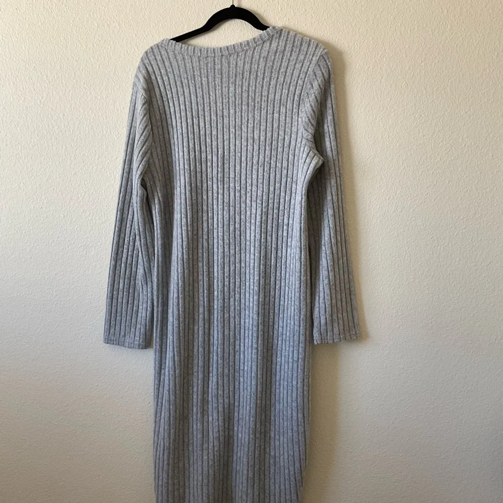 Frye Long Duster Cardigan Sweater Dress size women’s large - Image 7