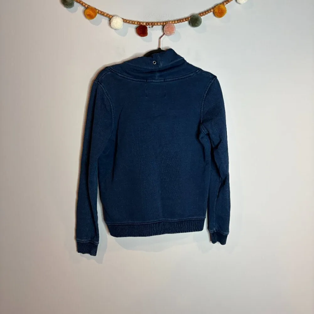 Maison Scotch blue cowl neck pullover sweatshirt - Image 5