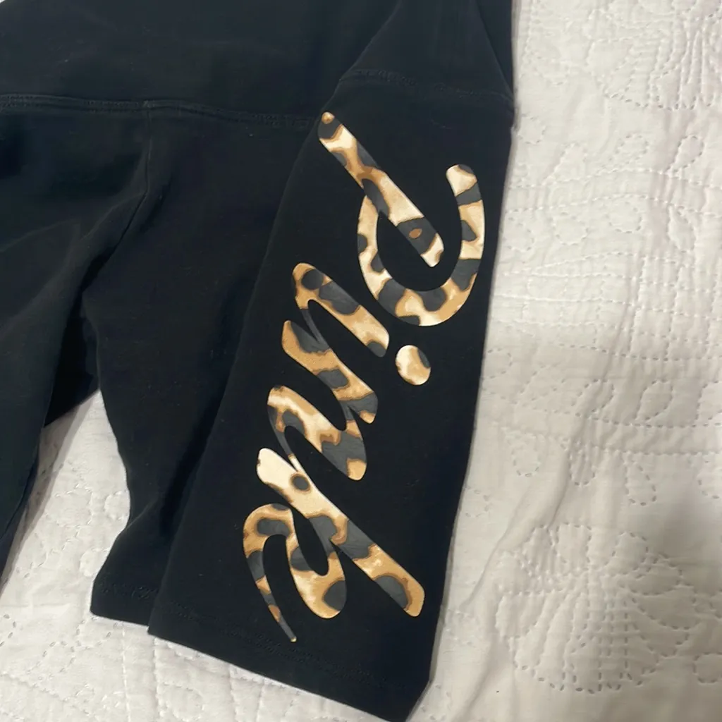 Pink Cheetah Yoga Shorts - Image 3