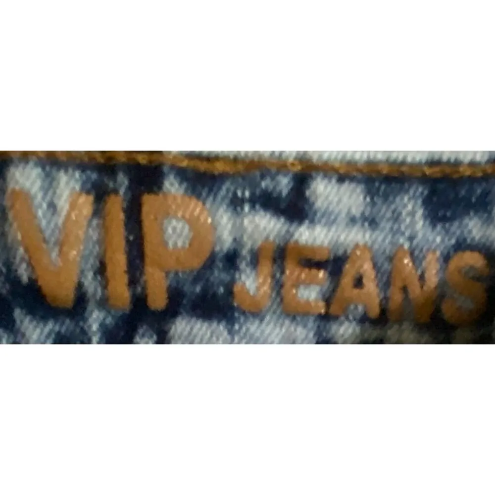 V.I.P Jeans Faded Distressed Wash Ripped Skinny Jeans Women's Sz 1/2 - Image 4