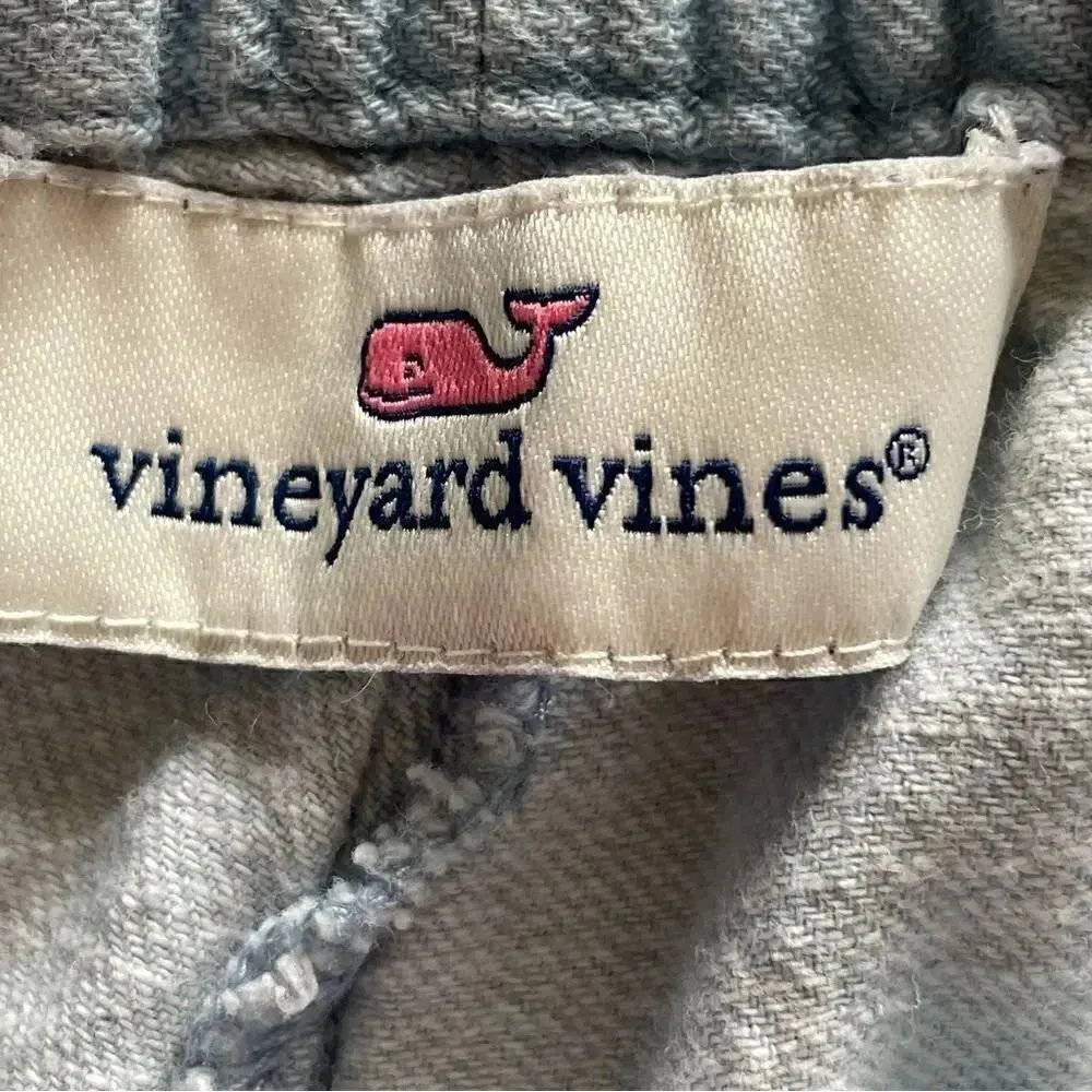 Vineyard Vines Lightweight Light Blue Denim Cotton Womens Shirts SZ XS - Image 6