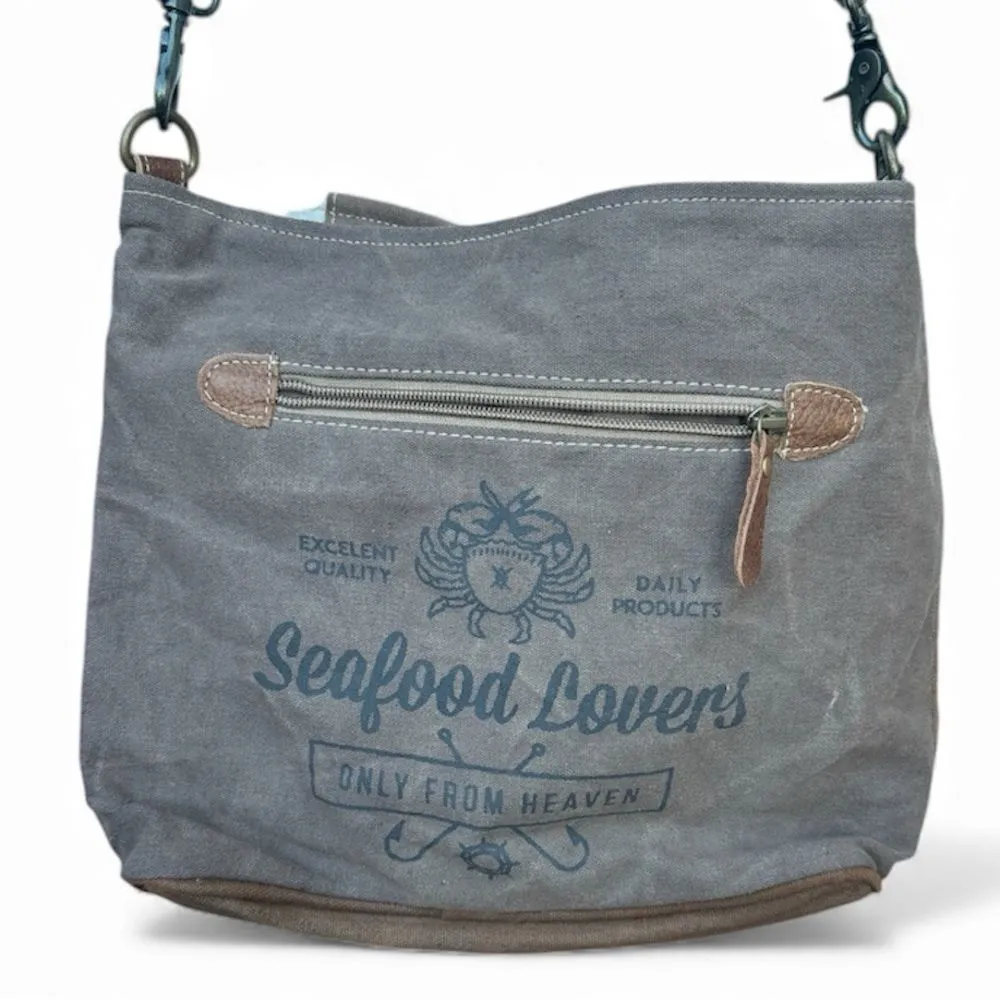 Myra Cowhide Boho Western Crossbody Shoulder Bag NWT Rug Purse Brown - Image 7