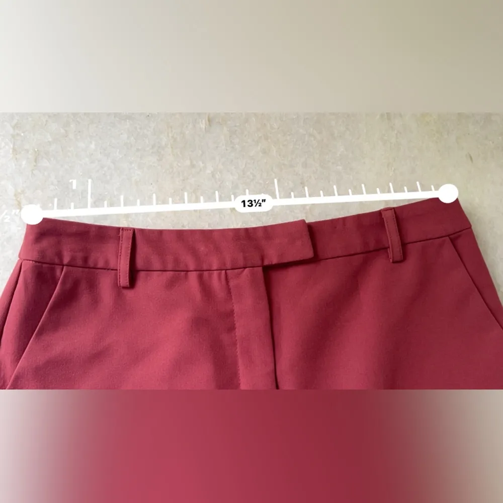 Hot Pink Rose Trousers Cropped Kick Flare US 6 RN125149 - Image 8