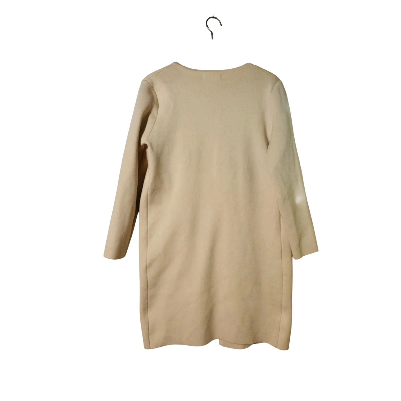 Anrabess  Coatigan Cardigan Open Front Knit Longline Knit Large - Image 5