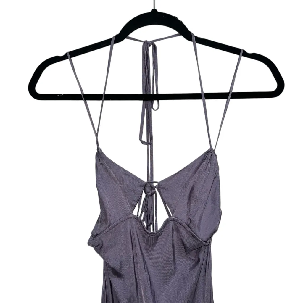 Bec + Bridge Kai Strappy Cutout Maxi Dress In Ash Lilac Purple - Image 4