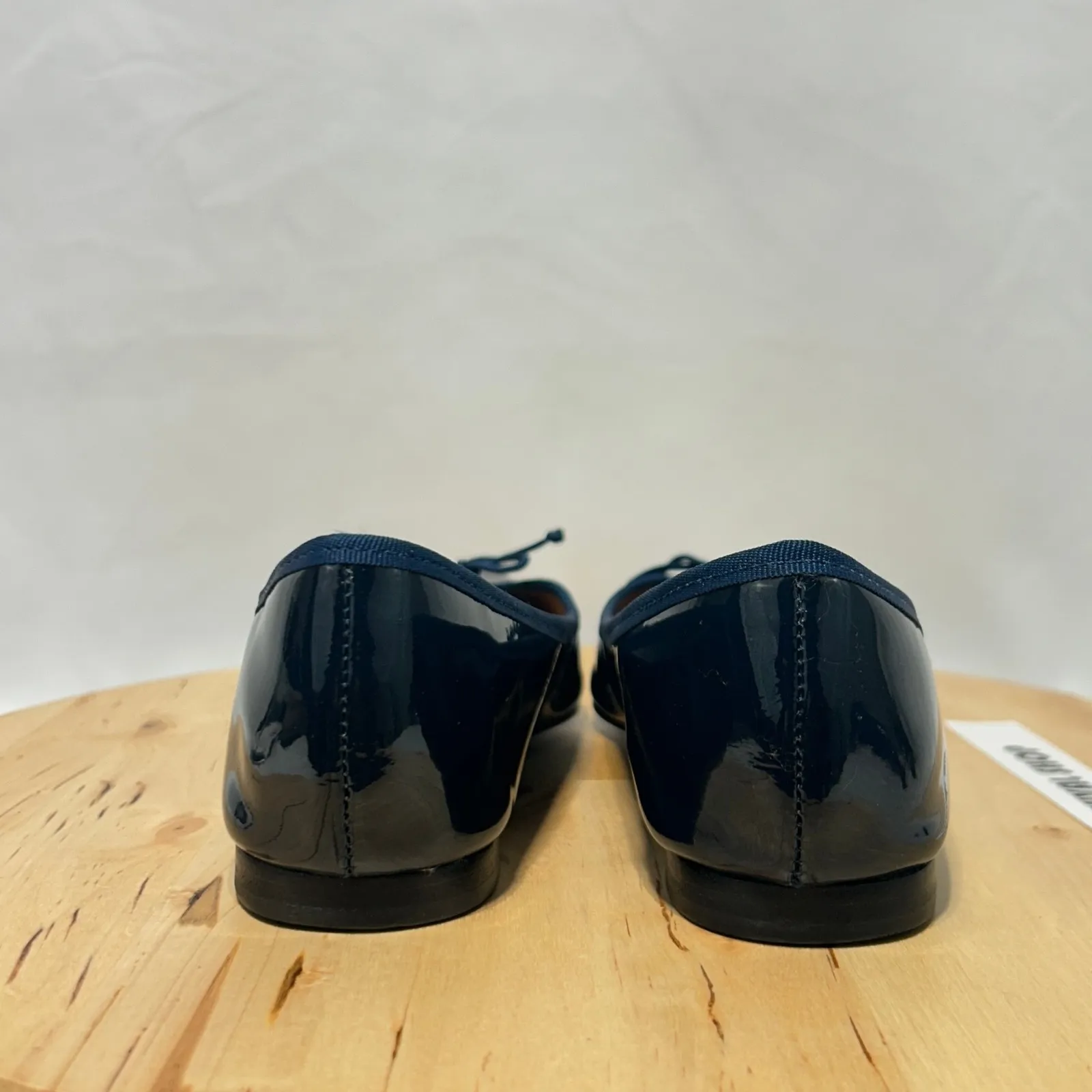 Corso Como Blue Patent Leather Pointed Toe Recital Bow Slip On Flats - 6.5M - Image 6