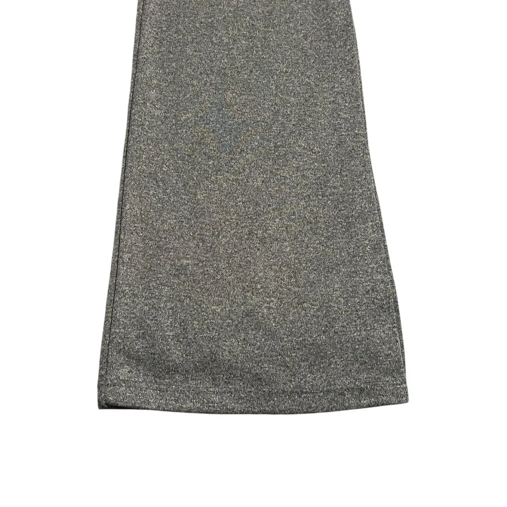 Poetery Flared Leggings Womens Size Medium Gray Heathered Stretch Yoga Pants - Image 4