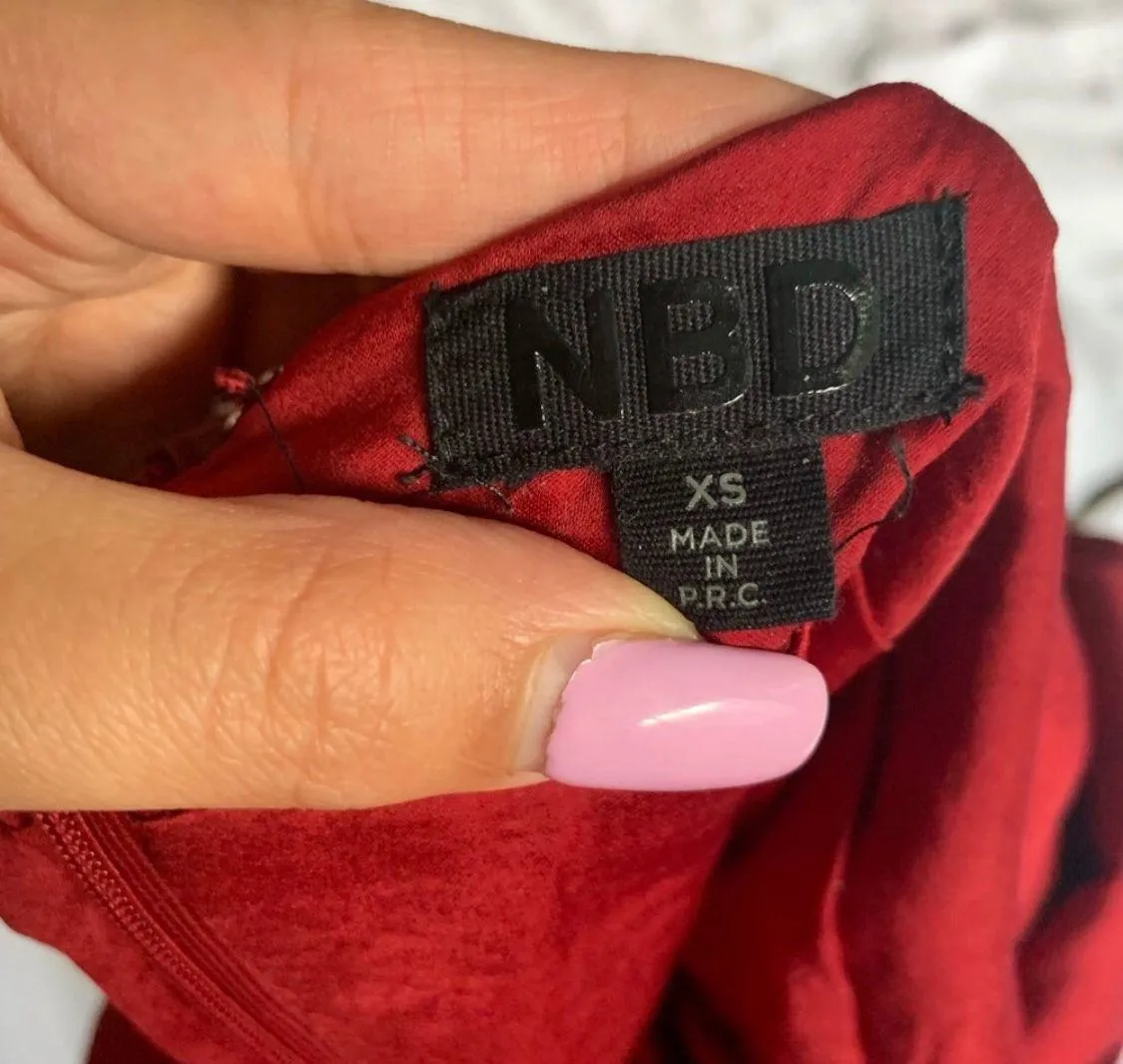 Red Mini Dress - Image 4