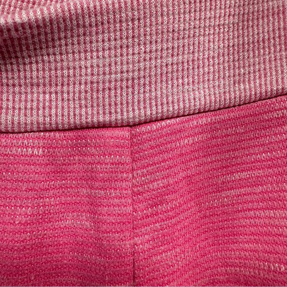 Chico’s 2 Tone Pink Capri Length Lounge Pants with Snap Hem Detail Size Medium/1 - Image 8