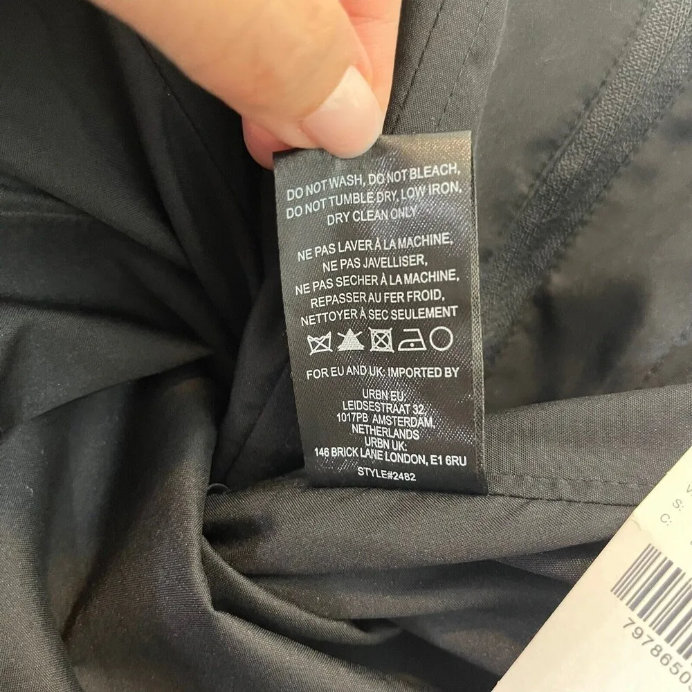 Anthropologie NWT Hutch Velvet Corset Top Women’s Size 0P Off Shoulder Black - Image 10